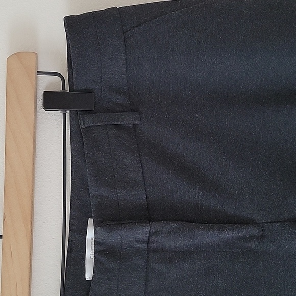 Chico's Dark Charcoal Grey Ponte Wide Waistband Pants Size 8 - Picture 4 of 6
